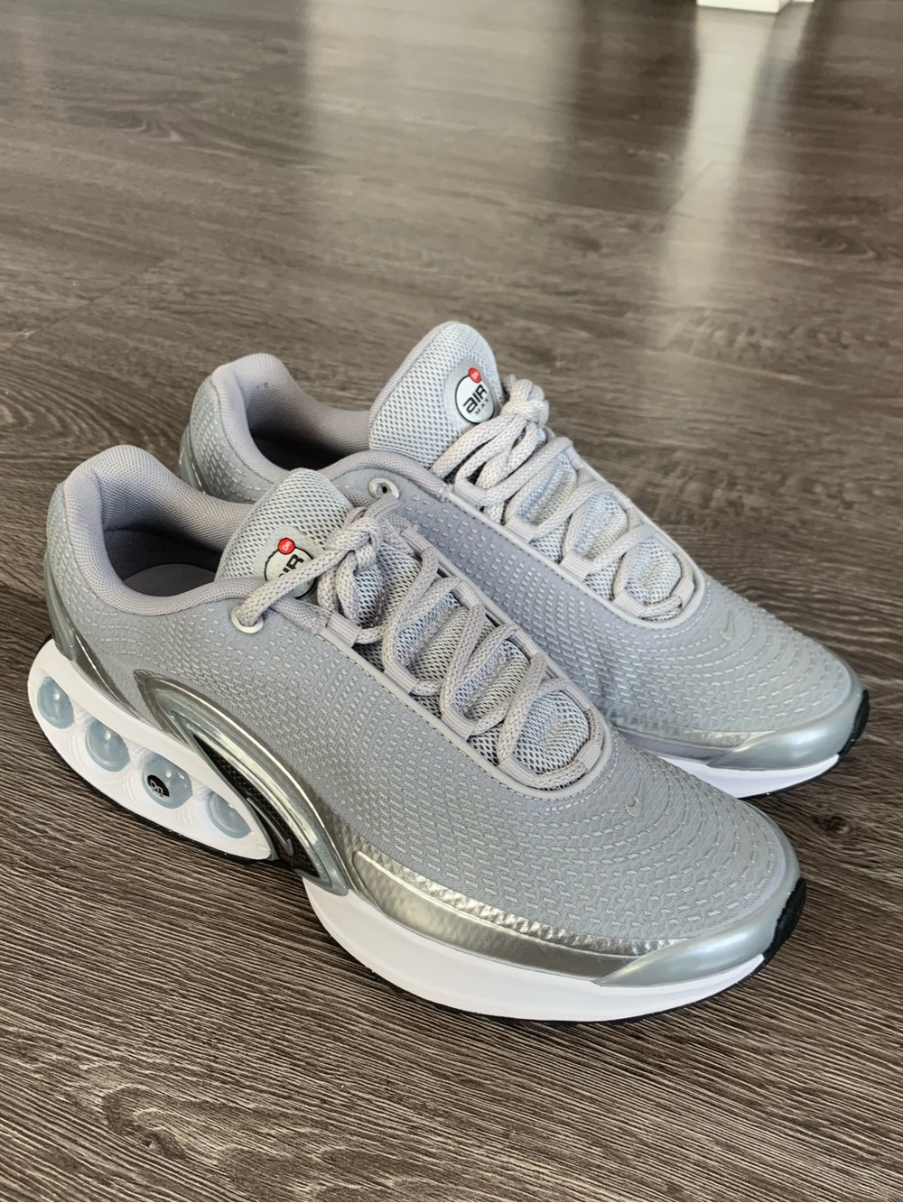 Nike air max Dn premium metallic silver Athletic Sneakers